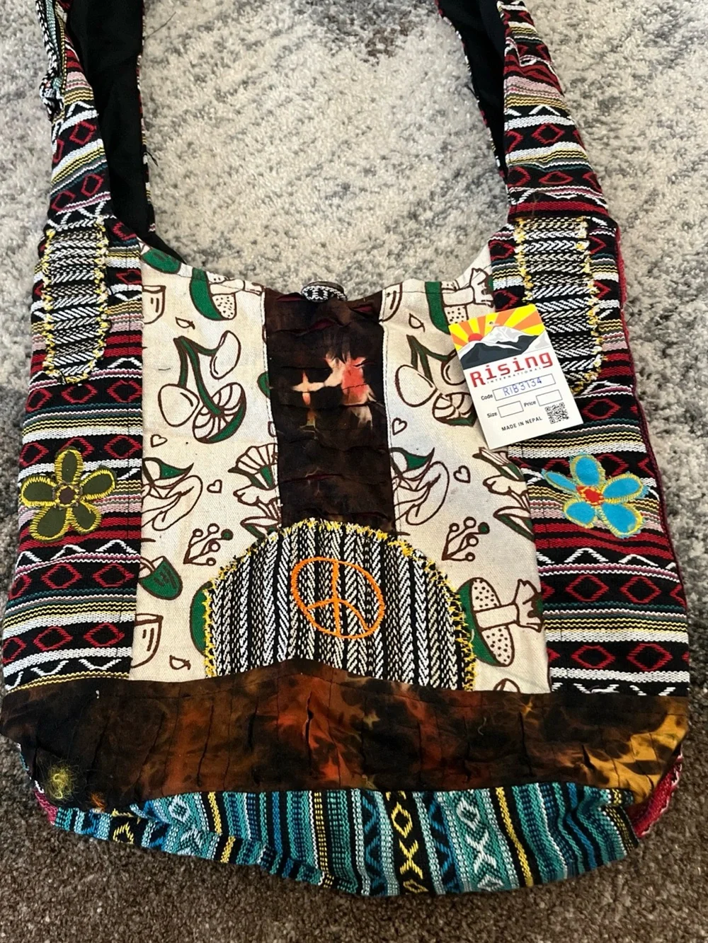 Multicolor Boho‎ Crossbody Bag